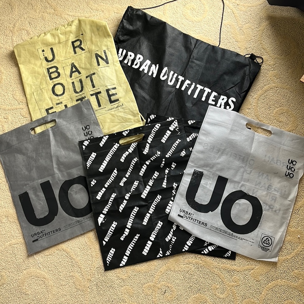Assortment of Urban Outfitters Reusable Bags (6pc)
